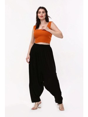 Viskon Kumaş Siyah Yöresel Şalvar