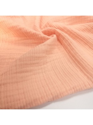 Dört Katlı Bürümcük Pamuk Müslin Kumaş | Coral