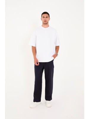 R-4419 Fermuarlı Baggy Pantolon