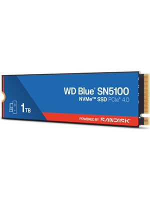Wd Blue SN5100 1tb WDS100T5B0E 7100/6700MB/S Pcıe Gen 4.0 M.2 2280 Nvme SSD