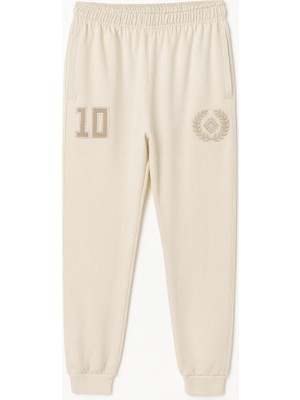 Erkek Garson Eşofman Jogger T18EG-11318-EKRU Erkek Çocuk Eşofman Altı Jogger