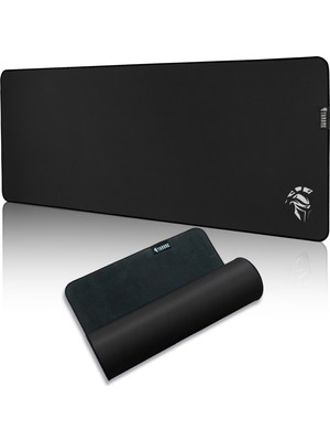 Throne Dark Black 80X30CM Hybrid Kumaş - 4mm Kalınlık - Özel Yüzey Altı Dikiş - Kaydırmaz Zemin Xl Premium Mousepad