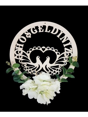 Kapı Süsü Duvar Süsü Çiçekli Model