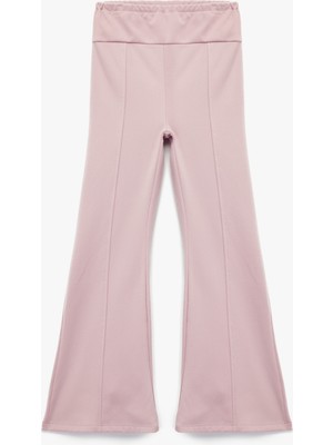 Beli Lastikli Basic Ispanyol Paça Pantolon