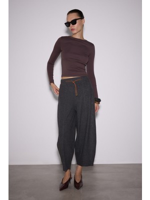 Babokah x Ngulincetin Bisiklet Yaka Uzun Kol Üst