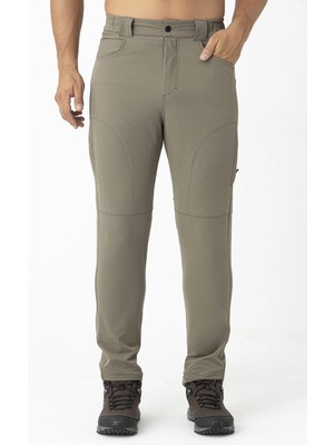 Crozwise Outdoor Dar Paça Erkek Alt Eşofman Bej 2241