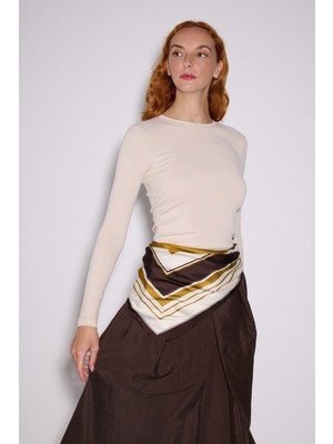 Babokah x Ngulincetin Bisiklet Yaka Uzun Kol Üst