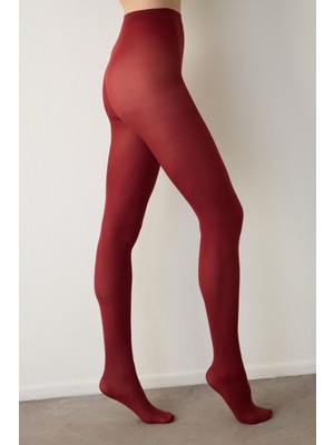 Penti Yeni Şarap Rengi Micro 40 Külotlu Çorap