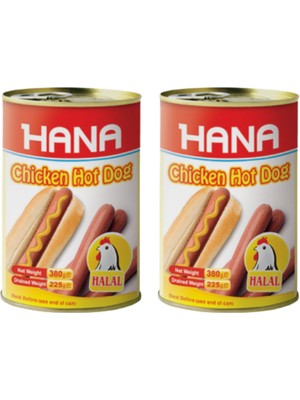 Hot Dogs ( Piliç Sosis ) 400 gr X2 Adet