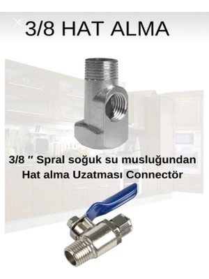 Yenisu Teknolojileri Su Arıtma Hat Alma Aparatı ve Küresel Vana 3/8”