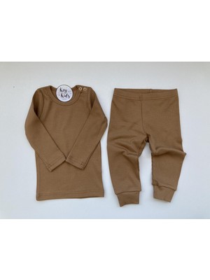 Nescafe Fitilli Modal Pijama Takımı