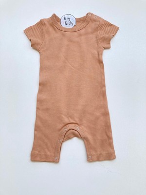 Mango Fitilli Modal Pamuk  Romper Kısa Tulum Salopet