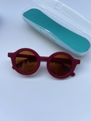 Bordo Iskandinav Çocuk Gözlük 2-8 Yaş