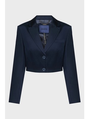 Guess Apolline Kadın Lacivert Blazer W5YN11WHG92-G7V2