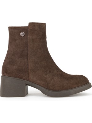 Ziya, Kadın Hakiki Deri Bot 153359Z6212 Kahve