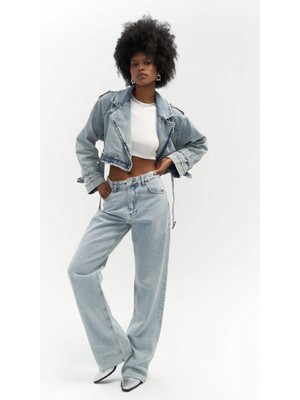 Mai Collection Marla Mavi Basic Kot Pantolon