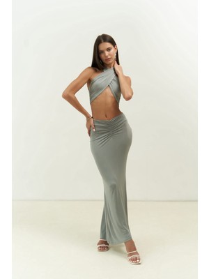 Mai Jolie Çağla Crop Etek Takım