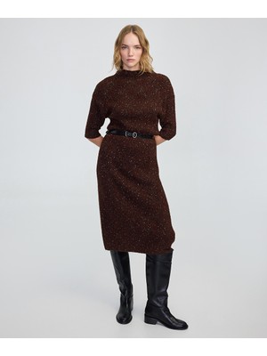 Kemerli Triko Elbise IW6250002209074