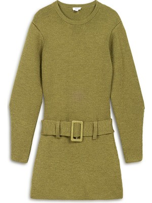 Kemerli Triko Elbise TW6250002219022