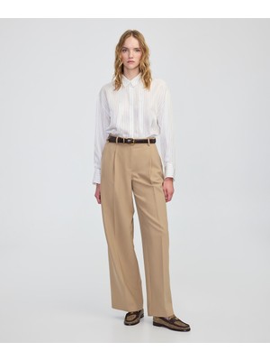 Düğme Aksesuarlı Wide Leg Fit Pantolon IW6250003205027