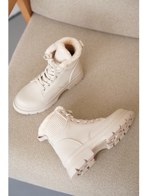 Daxtors Natalya Kışlık Kadın Bot & Bootie Suya Dayanıklı Dış Materyal ile Konforlu Tasarım