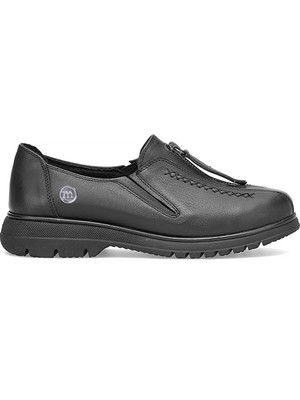 Mammamia D25KA-845 Kadın Hakiki Deri Casual Ayakkabı Siyah