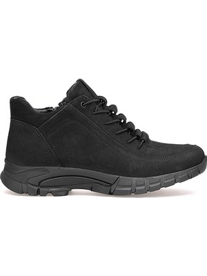 Elit ERLPLV017 Kadın Hakiki Deri Ortopedik Bot Siyah