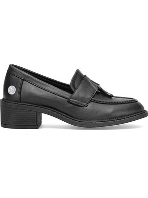 Mammamia D25KA-7210 Kadın Hakiki Deri Casual Ayakkabı Siyah