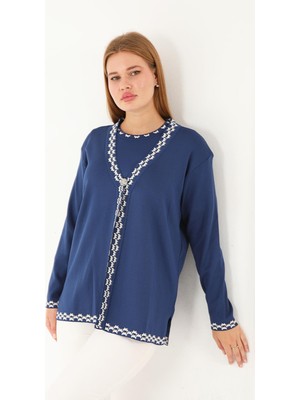 Lanze Triko Ikili Takım Hırka ve Bluz