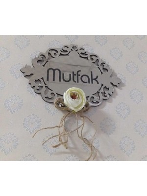 Duvar Dekoru Kapı Isimliği Duvar Süsü Tablo Hediyelik Eşya Mutfak Yazısı 12*15 Ölçüde