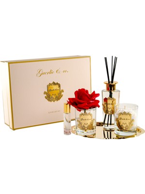 Guerlieandco. Luxury Gold Set Kırmızı Gül