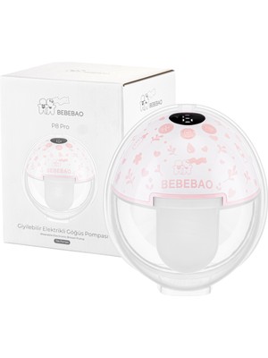 Bebebao P8 Pro 180 ml Yeni Nesil iç Motorlu Giyilebilir Elektrikli Göğüs Pompası Süt Pompası