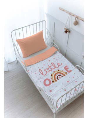 Organik Baskılı Bebek (100X150 Cm) Yorgan Seti  - Iconic Serisi - Little One