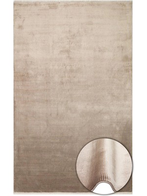 Hoom Rugs Como Nap 01 Vizon Grey viskon & Floş Sık Dokuma Modern Salon Halısı