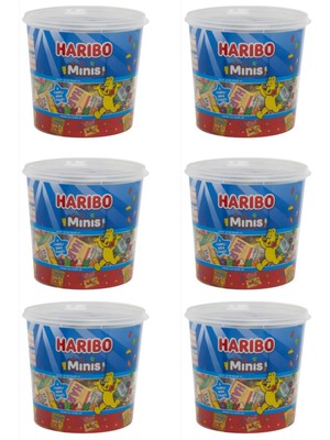 Haribo Minis 600 Adet x 10 gr ( 6 Kova)