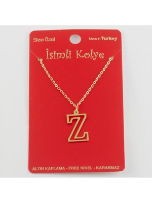 Resveq Prinç Harfli Kolye-Z