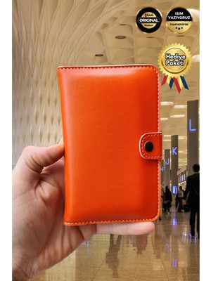 Vardo [ Isim Yazıyoruz ] Esther Tasarım Kartvizitlikli Ruhsat Kılıfı & Cüzdan & Pasaport Kılıfı Unisex