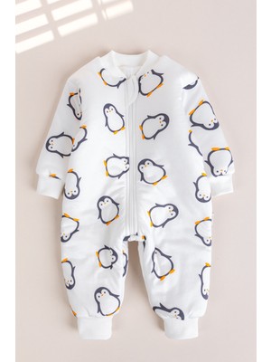 Elyaf Dolgulu 2,5 Tog Pamuklu Penye Astarlı Kız /erkek Çocuk Uyku Tulumu
