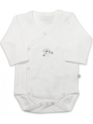 Bistyle Kruvaze Body Uzun Kol Lıttle Koala 17113 Gri