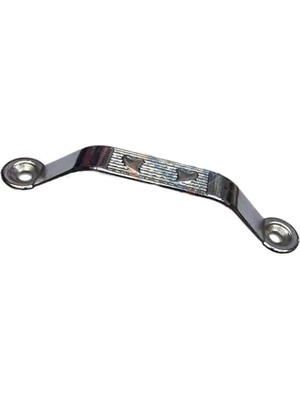 Dekoratif Zamak Kulp Dıştan - 64MM, Nikel, 1 Adet ( Lisinya )