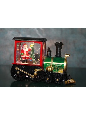 Trenli Yılbaşı Işıklı Kar Küresi ALK3220 ( Lisinya )