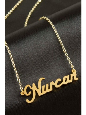 Resveq Nurcan Isimli Kolye -Sarı