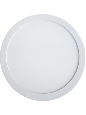 24W 3000K Sıva Üstü Sarı Işık Yuvarlak Tavan LED Panel