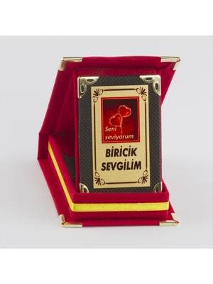Resveq Biricik Sevgilim Plaketi-Kırmızı