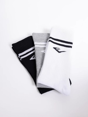 Everlast Stripe Econ 3'lü Siyah Çorap AU0008