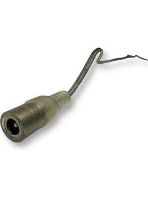 Cata DC Dişi soketli konnektör fişi şeffaf güç uzatma kablosu evrensel adaptör 1.5m DC 5.5mm x 2.1mm