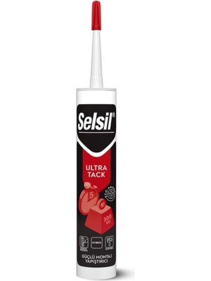 Ultra Tack Hybrid Çok Güçlü Korniş Yapıştırıcısı 290 ml (300 Kg'ye Kadar Dayanıklı) Süper Güçlü Yapı