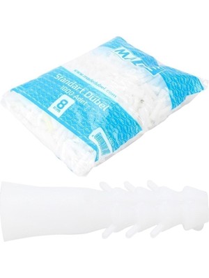 10MM Plastik Dubel (500 Adet) Dübel