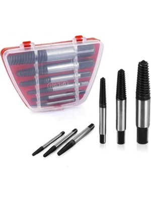 Ters Kılavuz Takımı 6 Parça - Kırılmış Vida Civata Sökme Aparatı Pafta Seti Ters Klavuz Seti Vida Tr