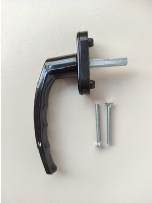 Pvc Pimapen Pencere Kolu Balkon Sürme Kapı Kolu Siyah 2 Adet Sağ Kapı Kolu Garantisiz Plastik Kapı P